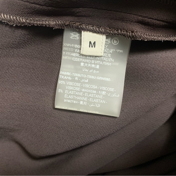 NWT Nensi Dojaka Key Hole Front Cut Out Stretch Viscose Maxi Dress Brown S/M - Picture 7 of 8